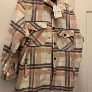 Zara plaid jacket: NWT